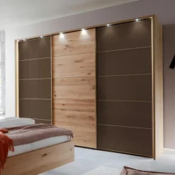 Wiemann Kleiderschränke-Schwebetürenschrank Cardiff 300 x 217 cm Mocca