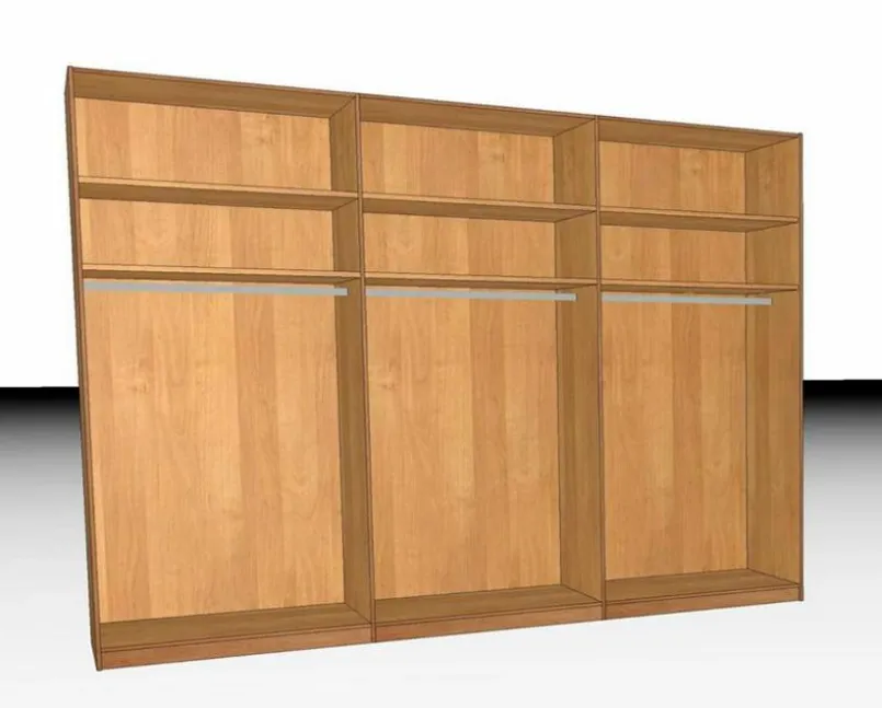 Wiemann Kleiderschränke-Schwebetürenschrank Cardiff 300 x 217 cm Mocca