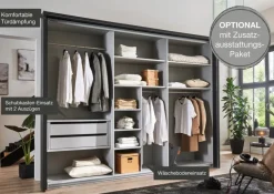 Wiemann Kleiderschränke-Schwebetürenschrank Denver 300 x 236 cm Graphit