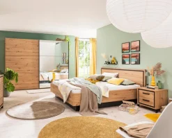 Kleiderschränke|FORTE Schwebetürenschrank Farida 270 x 211 cm Eiche