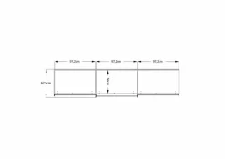 Kleiderschränke|Staud Schwebetürenschrank Includo-Glas 298 x 222 cm Hellgrau