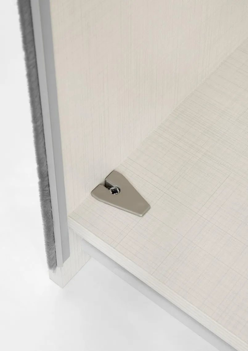 Kleiderschränke|Staud Schwebetürenschrank Includo-Glas 298 x 222 cm Hellgrau