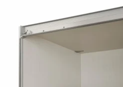 Kleiderschränke|Staud Schwebetürenschrank Includo-Glas 298 x 222 cm Hellgrau