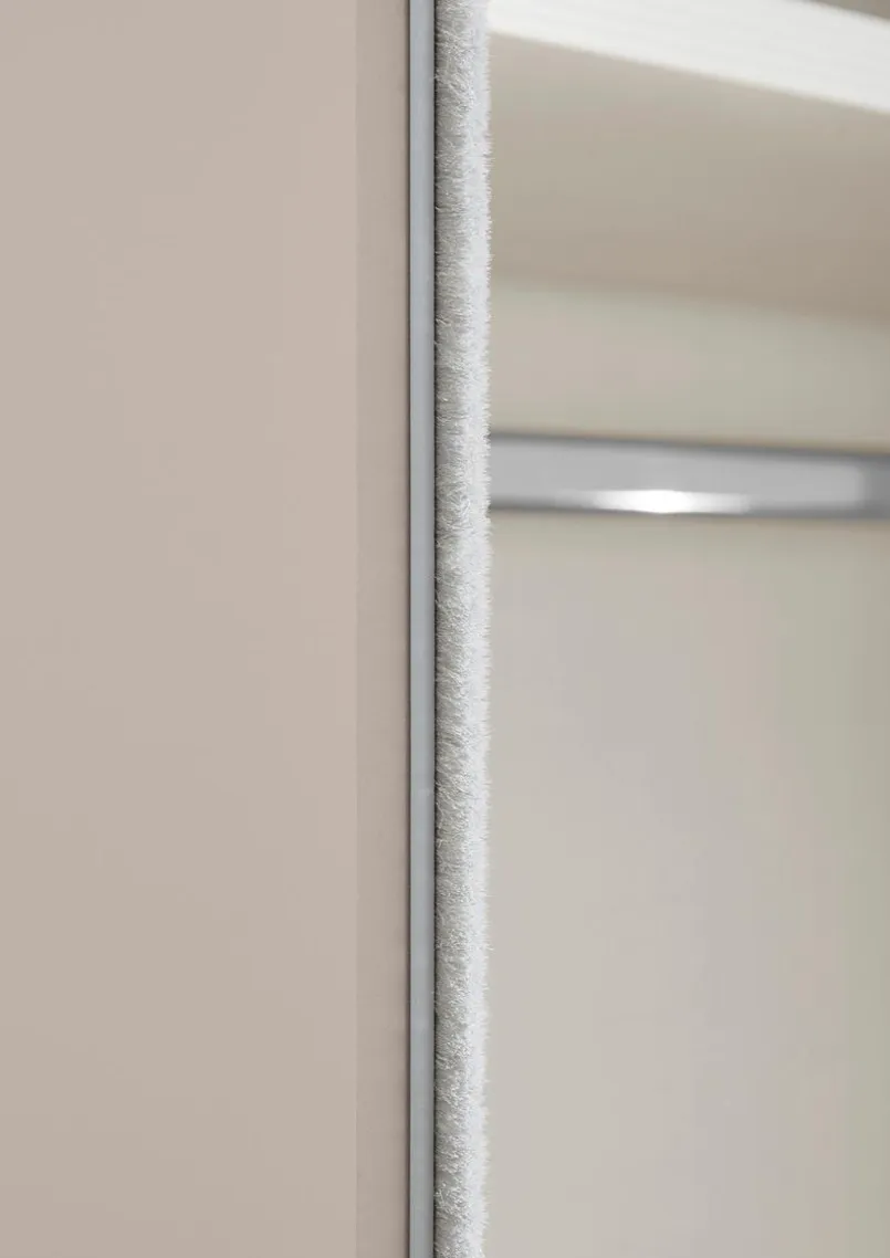 Kleiderschränke|Staud Schwebetürenschrank Includo-Glas 249 x 222 cm Weiß