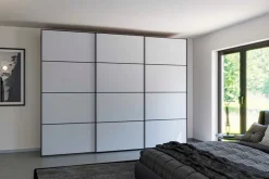 Jutzler Kleiderschränke-Schwebetürenschrank Liventio 300 x 236 cm Hellgrau