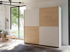 Schwebetürenschrank Schach&Matt 200 x 190 cm<FORTE