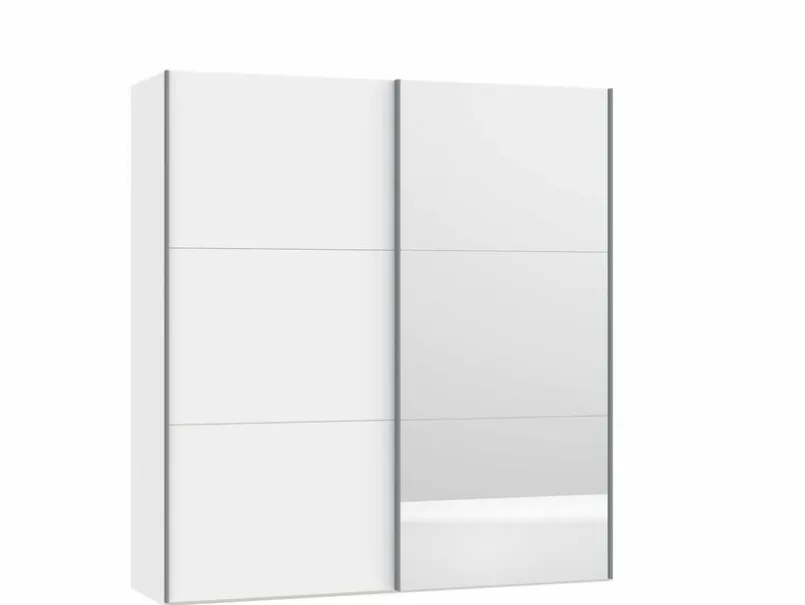 Jutzler Kleiderschränke-Schwebetürenschrank Slideline 203 x 220 cm Weiß