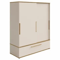 Babyzimmer Schränke & Regale|Babyzimmer Schränke & Regale|Paidi Schwebetürenschrank Stiene 164 x 200 cm Cashmere-Beige