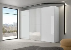 Composad Kleiderschränke-Schwebetürenschrank Systema 301 x 223 cm Weiß