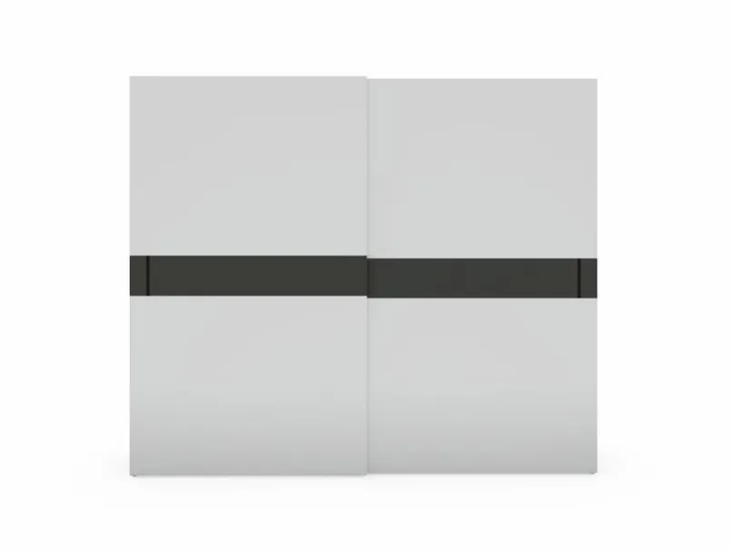 Kleiderschränke|Sormani Schwebetürenschrank Terni 280 x 239 cm Perlmutt