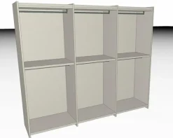 Kleiderschränke|Sormani Schwebetürenschrank Terni 280 x 239 cm Perlmutt