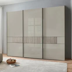 Wiemann Kleiderschränke-Schwebetürenschrank Ventura 300 x 217 cm Grau