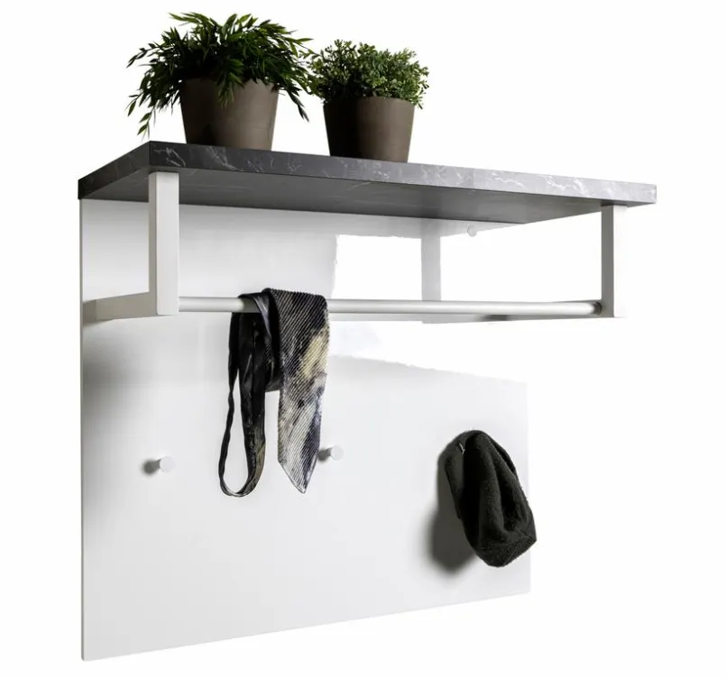 Composad Garderobenbänke|Garderobenständer & -Haken-SEGMÜLLER | Möbelhaus & Onlineshop Weiß / Hochglanz