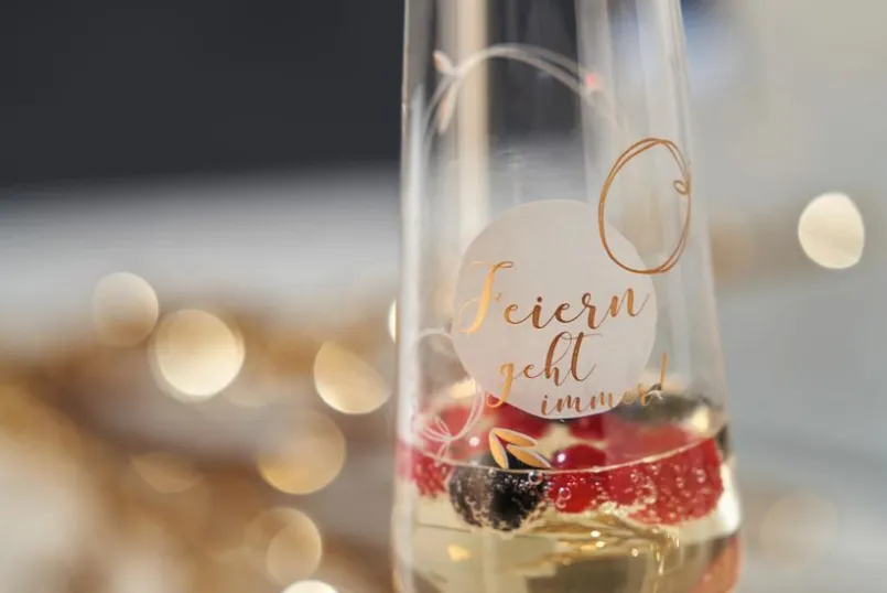 Sektglas Feiern 2tlg.<Leonardo