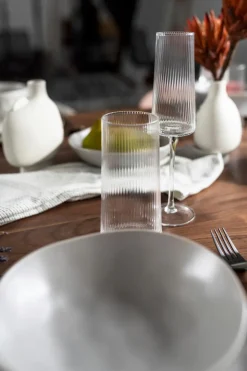 KARE DESIGN Gläser-Sektglas Riffle 215 ml Klar