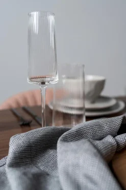 KARE DESIGN Gläser-Sektglas Riffle 215 ml Klar