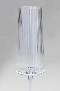 KARE DESIGN Gläser-Sektglas Riffle 215 ml Klar