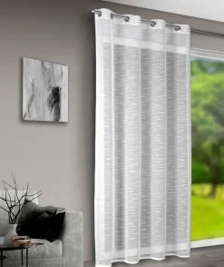 Collection Noblesse Vorhänge & Gardinen-Ösenschal Jola 135 x 245 cm Weiß