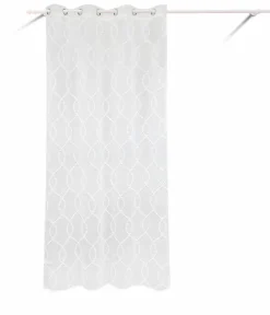 Vorhänge & Gardinen|Collection Noblesse Ösenschal Wella 140 x 245 cm Weiß