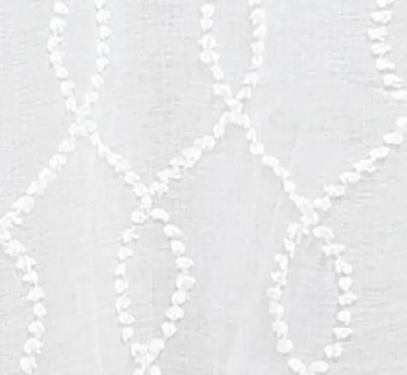 Vorhänge & Gardinen|Collection Noblesse Ösenschal Wella 140 x 245 cm Weiß