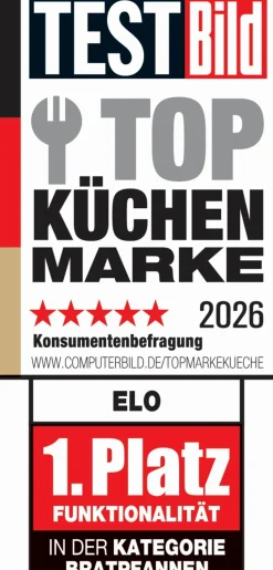 ELO Pfannen-Servierpfanne Alucast 28 cm Schwarz
