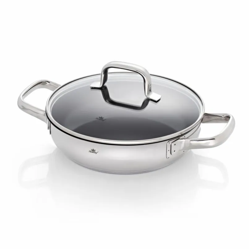 Fürstenhof Pfannen-Servierpfanne Avignon Ø 24 cm Silber