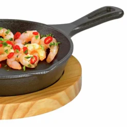 Pfannen|Küchenprofi Servierpfanne BBQ rund Schwarz