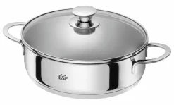 BSF Pfannen-Servierpfanne Bordeaux Ø 28 cm Silber