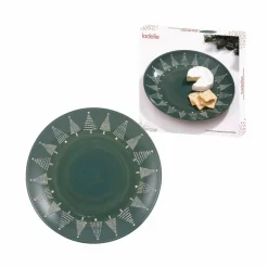 Platten|Servierplatten|ladelle Servierteller Christmas Evergreen Ø 27 cm Grün