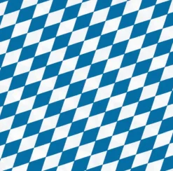 Tischwäsche|Tischwäsche-Serviette Bayernraute 20tlg. Blau