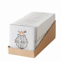 BOLTZE Tischwäsche|Tischwäsche-Serviette BBQ 20tlg. Grau