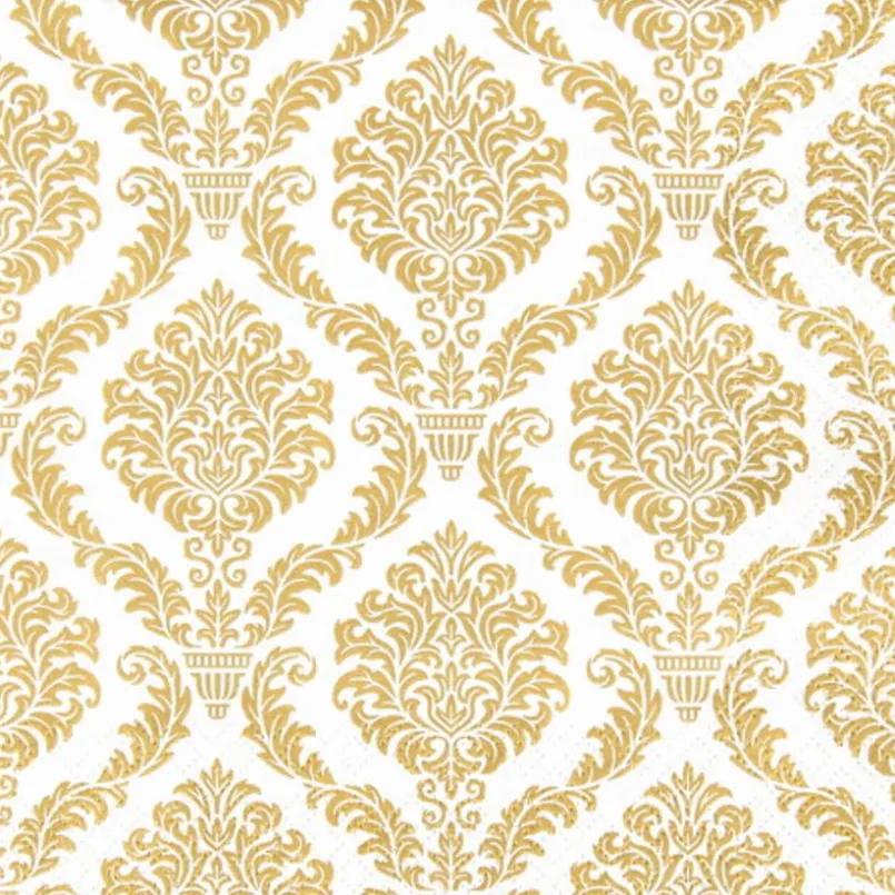 Tischwäsche|Tischwäsche-Serviette Elegant 20tlg. Gold