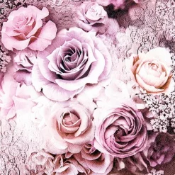 Tischwäsche|Tischwäsche| Serviette Evelien 20tlg. Rosa