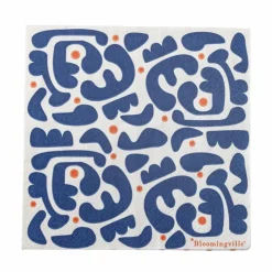 Tischwäsche|Tischwäsche-Serviette Eviaya 20tlg. Blau