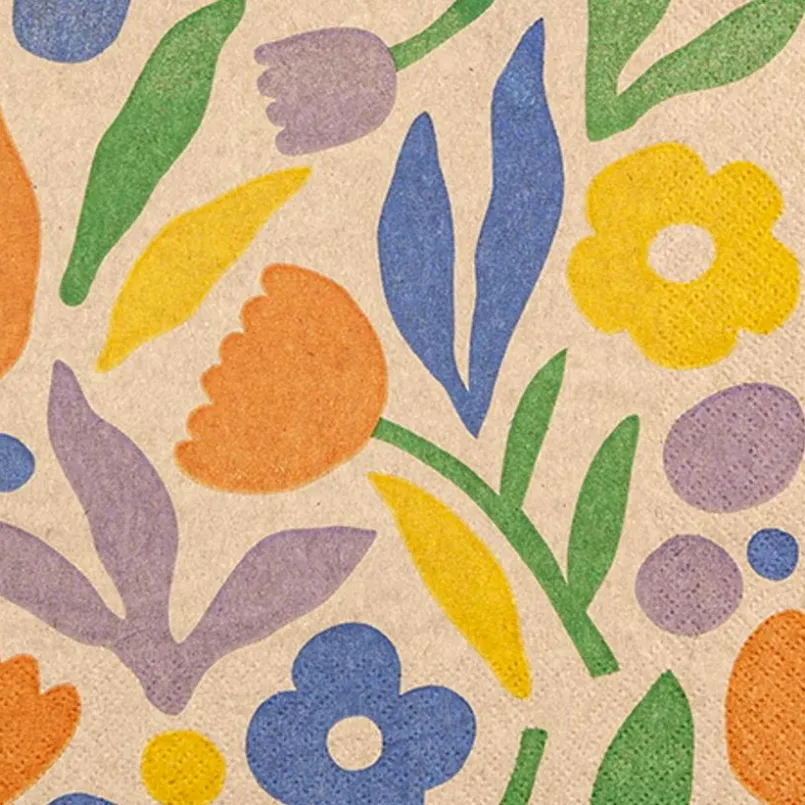 Tischwäsche|Tischwäsche-Serviette Floralina 20tlg. Bunt