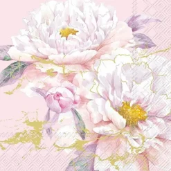 Tischwäsche|Tischwäsche-Serviette Happy Peony 20tlg. Rosa