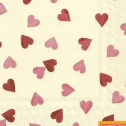 Tischwäsche|Tischwäsche| Serviette Hearts 20tlg. Rosa