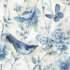 Tischwäsche|Tischwäsche-Serviette Lani 20tlg. Blau