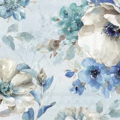 Tischwäsche|Tischwäsche-Serviette Malea 20tlg. Blau