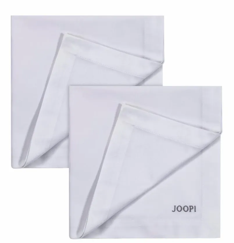 JOOP! Tischwäsche|Tischwäsche-Serviette Stitch 2er 50 x 50 cm Silber