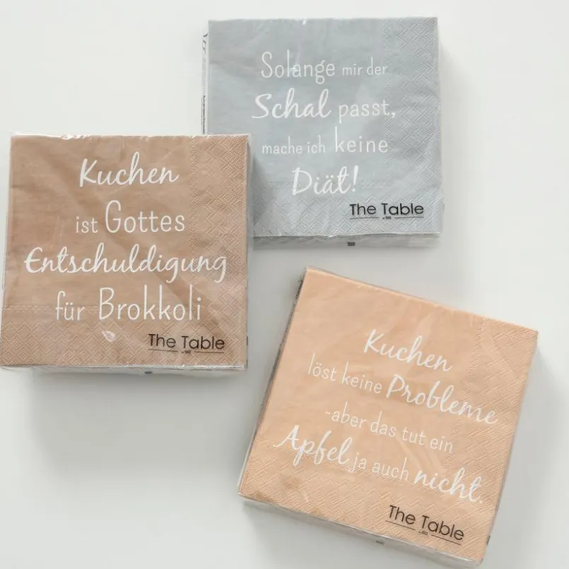 Tischwäsche|Tischwäsche|BOLTZE Serviette 20tlg. Braun