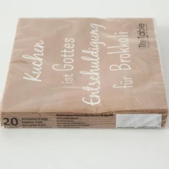 Tischwäsche|Tischwäsche|BOLTZE Serviette 20tlg. Braun