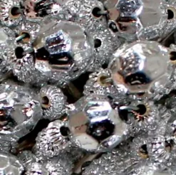 Halterungen| Serviettenring Pailette Silber