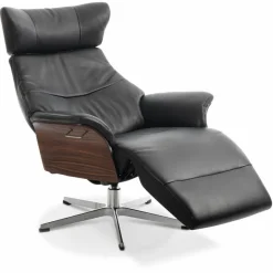 Conform Sessel-Sessel Air mit Fußstütze Black