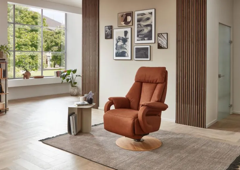 Sessel|Polsteria Sessel Cody Lazyline Cognac