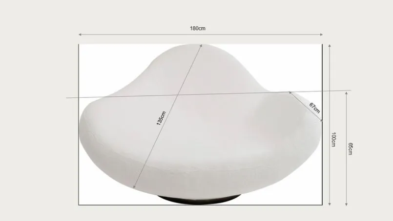 KARE X KARIM RASHID Sessel-Sessel Nebula 40887 Weiß