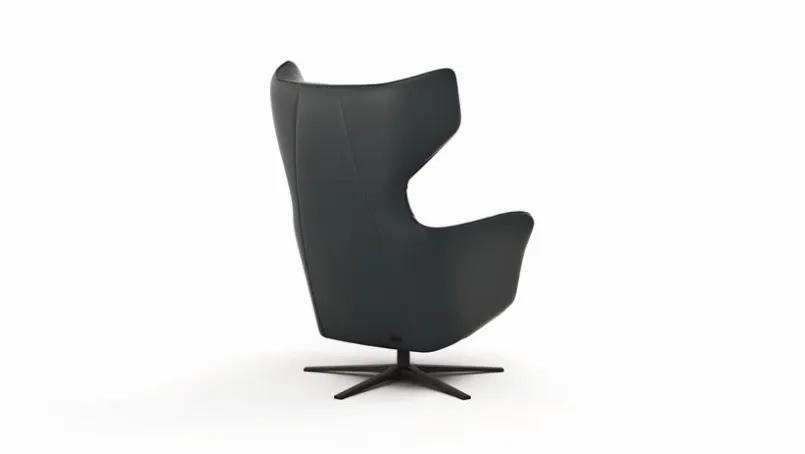 Sormani Sessel-Sessel Pisa Schwarz