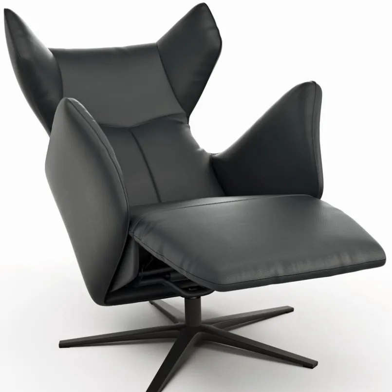 Sormani Sessel-Sessel Pisa Schwarz