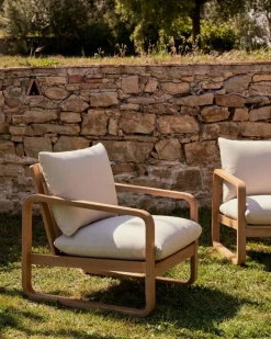 Kave Home Loungesessel|Gartenstühle-Sessel Sacaleta Beige