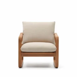 Kave Home Loungesessel|Gartenstühle-Sessel Sacaleta Beige